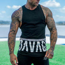 Load image into Gallery viewer, Men's Cotton Letter Printed Sports Sleeveless Vest