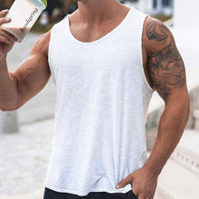 Load image into Gallery viewer, Solid Color Sleeveless Street Fitness Vest