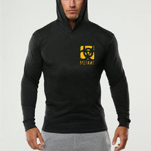 Load image into Gallery viewer, Hooded Long Sleeve Cotton Print Men's Tops