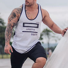 Load image into Gallery viewer, Men's Casual Sports Fitness Round Neck Vest