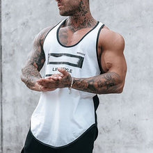 Load image into Gallery viewer, Men's Casual Sports Fitness Round Neck Vest