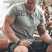 Load image into Gallery viewer, Street Letters Casual Fitness Short Sleeve