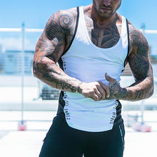 Load image into Gallery viewer, Colorblock Sports And Fitness Men's Tops