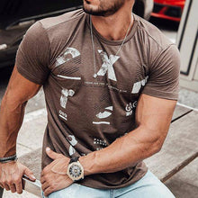 Load image into Gallery viewer, Men's Street Fitness Fashion T-shirt