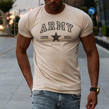 Load image into Gallery viewer, Letter Star Print Breathable Men's Tops