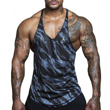 Load image into Gallery viewer, Striped Breathable Sweat Vest Casual