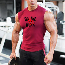 Load image into Gallery viewer, Printed Fitness Vest Men's Cotton Sleeveless T-Shirt