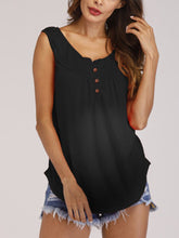 Load image into Gallery viewer, Solid Color Pleated Sleeveless Casual Maternity Tops