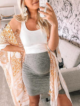 Load image into Gallery viewer, Maternity Slim Colorblock Sling Dress