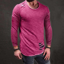 Load image into Gallery viewer, Personalized Slim Pullover Long Sleeve T-Shirt