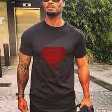 Load image into Gallery viewer, Men's T-shaped Fashion Fitness Crew Neck Sweatshirt