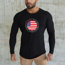 Load image into Gallery viewer, American Flag Printing Campaign Men's Tops