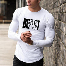 Load image into Gallery viewer, Cotton Printed Long Sleeve Sweat Absorbing Men's Tops