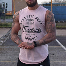 Load image into Gallery viewer, Men's Casual Letter Print Sleeveless T-Shirt