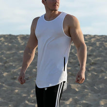 Load image into Gallery viewer, Stretch Sleeveless Vest Running Men's Tops