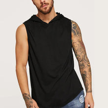Load image into Gallery viewer, Thin Loose Color Hood Men's Tops
