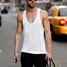 Load image into Gallery viewer, Pure Color Breathable Sleeveless Sports Men's Tops