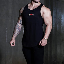 Load image into Gallery viewer, Men's Tight Cotton Stretch Running Training Singlets