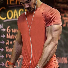 Load image into Gallery viewer, Summer Sports Fitness Short Sleeve