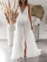Load image into Gallery viewer, Maternity Sexy Sling Split Evening Dress