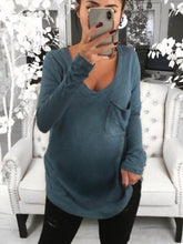 Load image into Gallery viewer, Sexy V-neck Loose Casual T-shirt