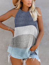 Load image into Gallery viewer, Striped Hanging Neck Round Neck Maternity Tops