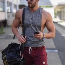 Load image into Gallery viewer, Round Neck Outdoor Travel Men's Tops