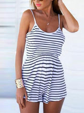 Load image into Gallery viewer, Casual Striped Sling Slim Maternity Jumpsuit