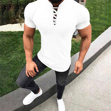 Load image into Gallery viewer, Casual Solid Color Slim Hedging Men's Tops
