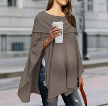 Load image into Gallery viewer, Maternity Loose Off Shoulder Irregular Hem Strapless Shirt