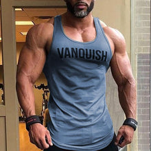 Load image into Gallery viewer, Letter Printed Fitness Casual Vest Men