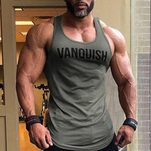 Load image into Gallery viewer, Letter Printed Fitness Casual Vest Men