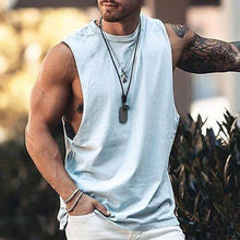 Load image into Gallery viewer, Street Retro Fitness Casual Vest Male