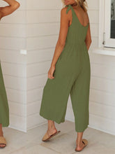 Load image into Gallery viewer, Maternity Jumpsuit With Bow Sling