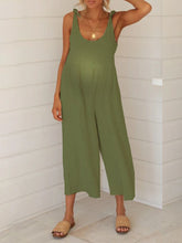 Load image into Gallery viewer, Maternity Jumpsuit With Bow Sling