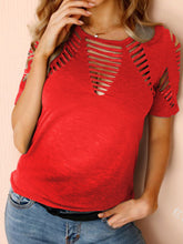 Load image into Gallery viewer, Hollow Design Fashionable Pregnant Woman T-shirt