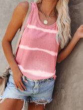 Load image into Gallery viewer, Sleeveless Striped Maternity Blouse Inside