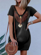 Load image into Gallery viewer, Maternity Fashion Casual Printed Mini Dress