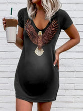 Load image into Gallery viewer, Maternity Fashion Casual Printed Mini Dress