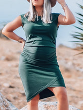 Load image into Gallery viewer, Sleeveless High Stretch Maternity Dress