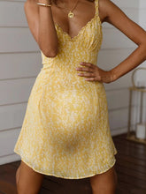 Load image into Gallery viewer, Maternity Fashion Casual Floral Sling Mini Dress