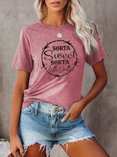 Load image into Gallery viewer, Casual Letter Print Round Neck Maternity Top