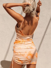 Load image into Gallery viewer, Maternity Tie-dye Street Style Halter Sexy Suspender Dress