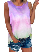 Load image into Gallery viewer, Gradient Tie-dye Maternity Sleeveless Vest