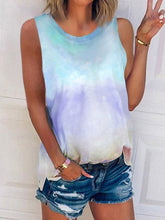 Load image into Gallery viewer, Gradient Tie-dye Maternity Sleeveless Vest