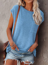 Load image into Gallery viewer, Round Neck Short Sleeve Maternity Casual T-shirt