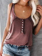 Load image into Gallery viewer, Sleeveless Solid Color Casual Maternity Top