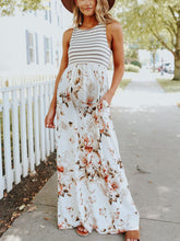 Load image into Gallery viewer, Fake Two Sleeveless Printed Dresses For Pregnant Women