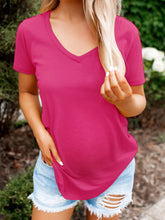 Load image into Gallery viewer, Casual Solid Color Pure Cotton Maternity T-shirt