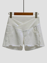 Load image into Gallery viewer, Maternity Wear Fashion Casual Belly Lift Denim Shorts